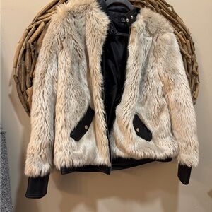 Vici Cream and Black Teddy Jacket